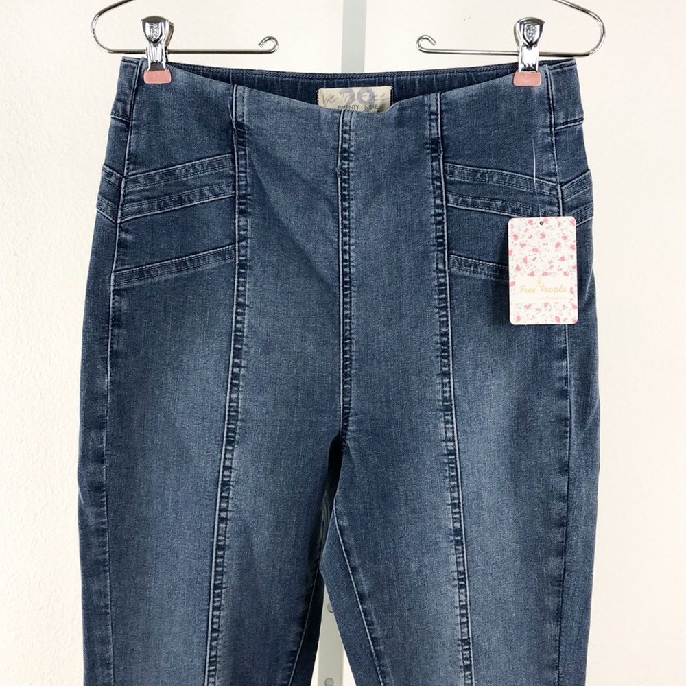 Free People Indigo Feel Alright Jeggings SIZE 28